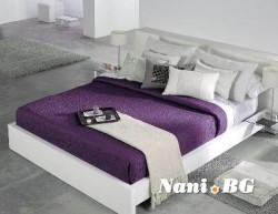 Двулицевa кувертюра Antilo - MINI Berenjena