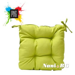 Възглавница за стол зелено