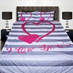 3D спално бельо Романтични - Lovers