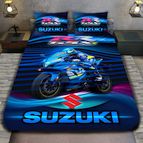 3D спално бельо с Мотори - Suzuki