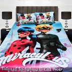 Детско 3D спално бельо Ladybug And Cat Noir Miraculous
