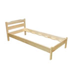 Дървено легло Масив натурален цвят