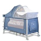 Детска кошара ISleep-дънково синьо