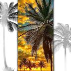 3D Плажни кърпи Summer - PALMS