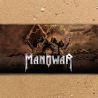 3D Плажни кърпи Music - Manowar Skull