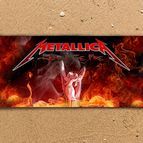 3D Плажни кърпи Music Metalica Forever