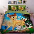 Детско 3D спално бельо Сърничката Бамби и приятели