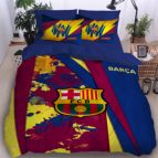 3D спално бельо Футбол - FCB Barca