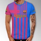 3D Мъжка тениска Barca FC