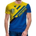 3D Мъжка Фенска тениска Leeds United