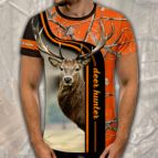 3D Мъжка тениска с ловни мотиви Deep Hunter