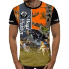 3D Мъжка тениска с ловни мотиви Пасион