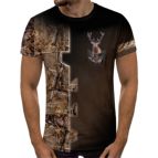 3D Мъжка тениска с ловни мотиви 6201