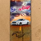 3D Плажни кърпи Автомобили 5134