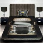 3D спално бельо с Камиони 4277