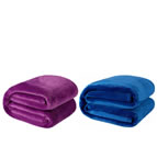 2 броя одеяла ХИТ лилаво и синьо