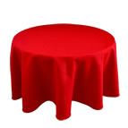 Покривка за маса от водоустойчив плат, Червена