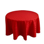 Червена покривка за маса от полиестер - 15