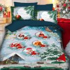 коледен 3d спален комплект с ваша снимка, 12100