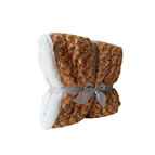 Меко и плътно поларено одеяло Valera, ТЪМНА ГОРЧИЦА