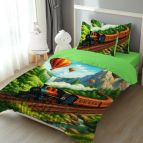 Детско 3D спално бельо, Влак