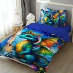 Детско 3D спално бельо, Дракон