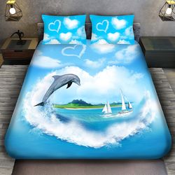 3D спално бельо с животни, Делфинче