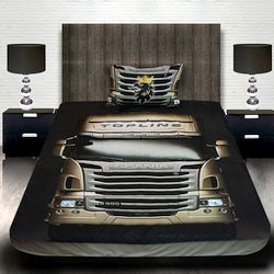 3D спално бельо с Камиони, 4277