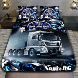 3D спално бельо с Камиони - 4978