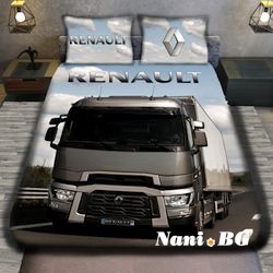 3D спално бельо с Камиони - 5436