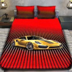 3D спално бельо с Коли, 4990 + надпис