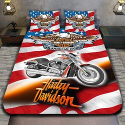3D спално бельо с Мотори, Harley Davidson
