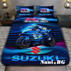 3D спално бельо с Мотори - Suzuki