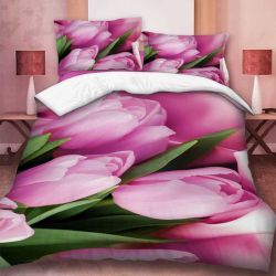 3D спално бельо, флорални, Spring Limited Лалета