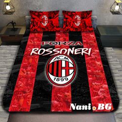 3D спално бельо Футбол - AC Milan