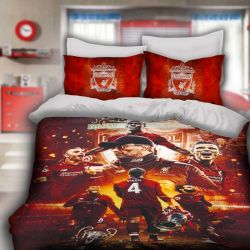 3D спално бельо Футбол FC LIVERPOOL TEAM