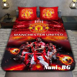 3D спално бельо Футбол - FC Manchester Unated