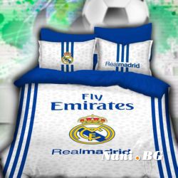 3D спално бельо Футбол - FLY Realmadrid