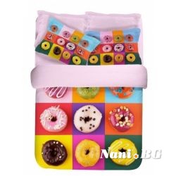 Спално бельо 3D - Donuts