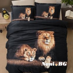 Спално бельо 3D Lion