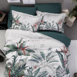 Спално бельо 3D Palm Garden oil green