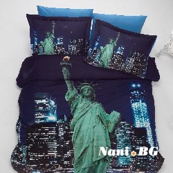 Спално бельо 3D - Ню Йорк