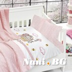 Бебешко спално бельо-Бамбук и одеяло - Котенце