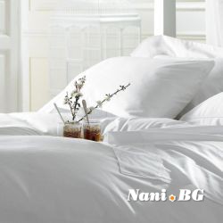 Едноцветно спално бельо Класик бяло