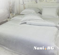 Луксозно спално бельо модал Анхела Бяло