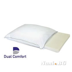 Възглавница  Dual Comfort – коприна и мемори пяна