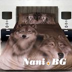 3D спално бельо с Животни - Wolfs