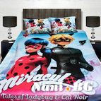Детско 3D спално бельо - Ladybug And Cat Noir Miraculous