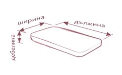 Чаршаф памучен сатен с ластик - Ава Аква