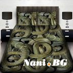 3D спално бельо с животни - Змии